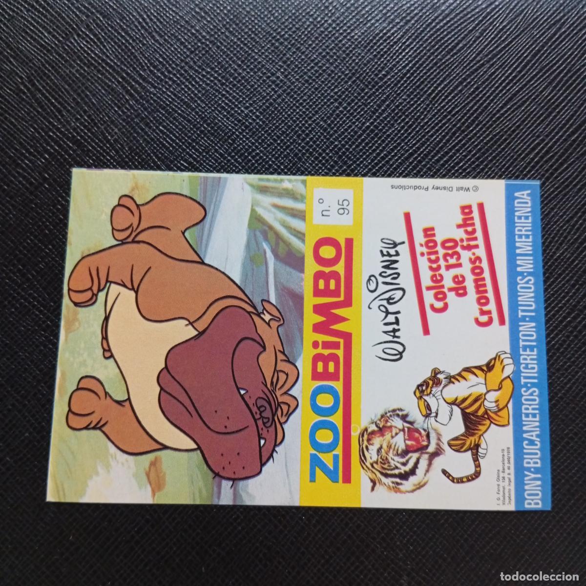 Coleccionismo Cromos antiguos: ZOOBIMBO WALT DISNEY CROMO BONY TIGRETON BUCANEROS 1978 CROMO - SIN PEGAR - BULLDOG 95