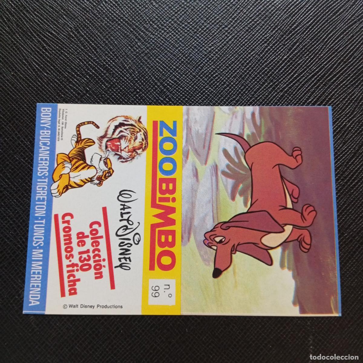 Coleccionismo Cromos antiguos: ZOOBIMBO WALT DISNEY CROMO BONY TIGRETON BUCANEROS 1978 CROMO - SIN PEGAR - BASSET 99