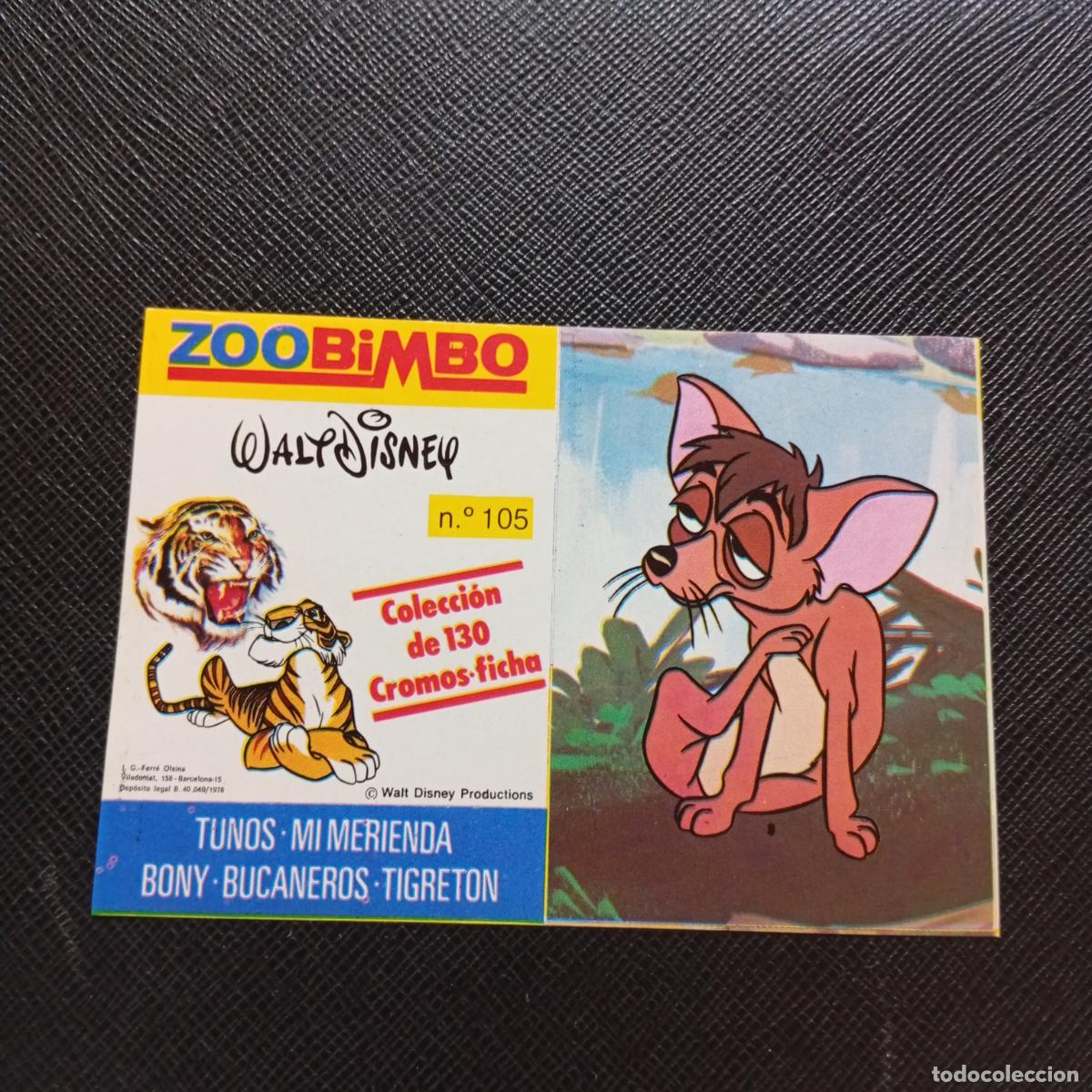 Coleccionismo Cromos antiguos: ZOOBIMBO WALT DISNEY CROMO BONY TIGRETON BUCANEROS 1978 CROMO - SIN PEGAR - CHIHUAHUA 105