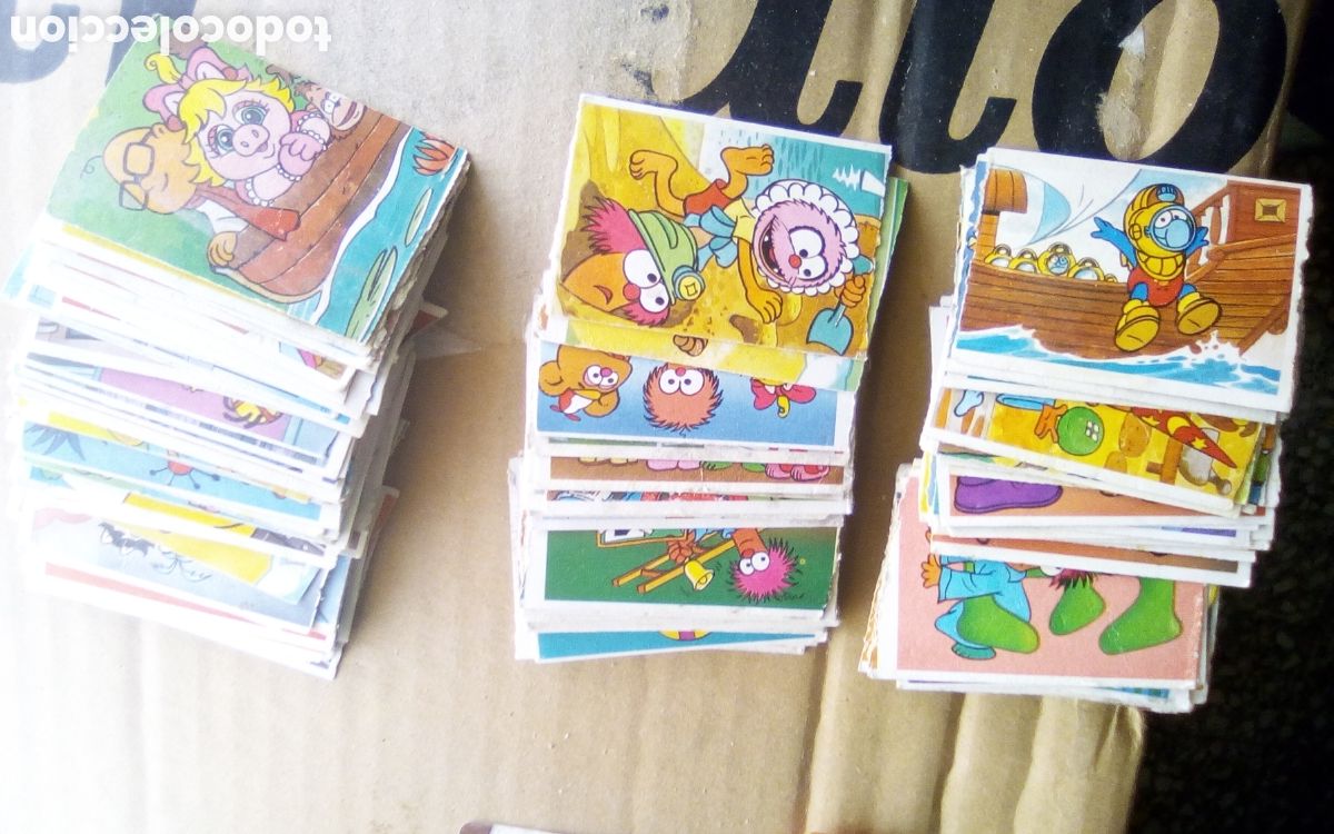Coleccionismo Cromos antiguos: Lote de cromos Peque&ntilde;ecos. Ediciones Este. A&ntilde;o 1986. De cart&oacute;n, muchos est&aacute;n mal recortados. Ver.