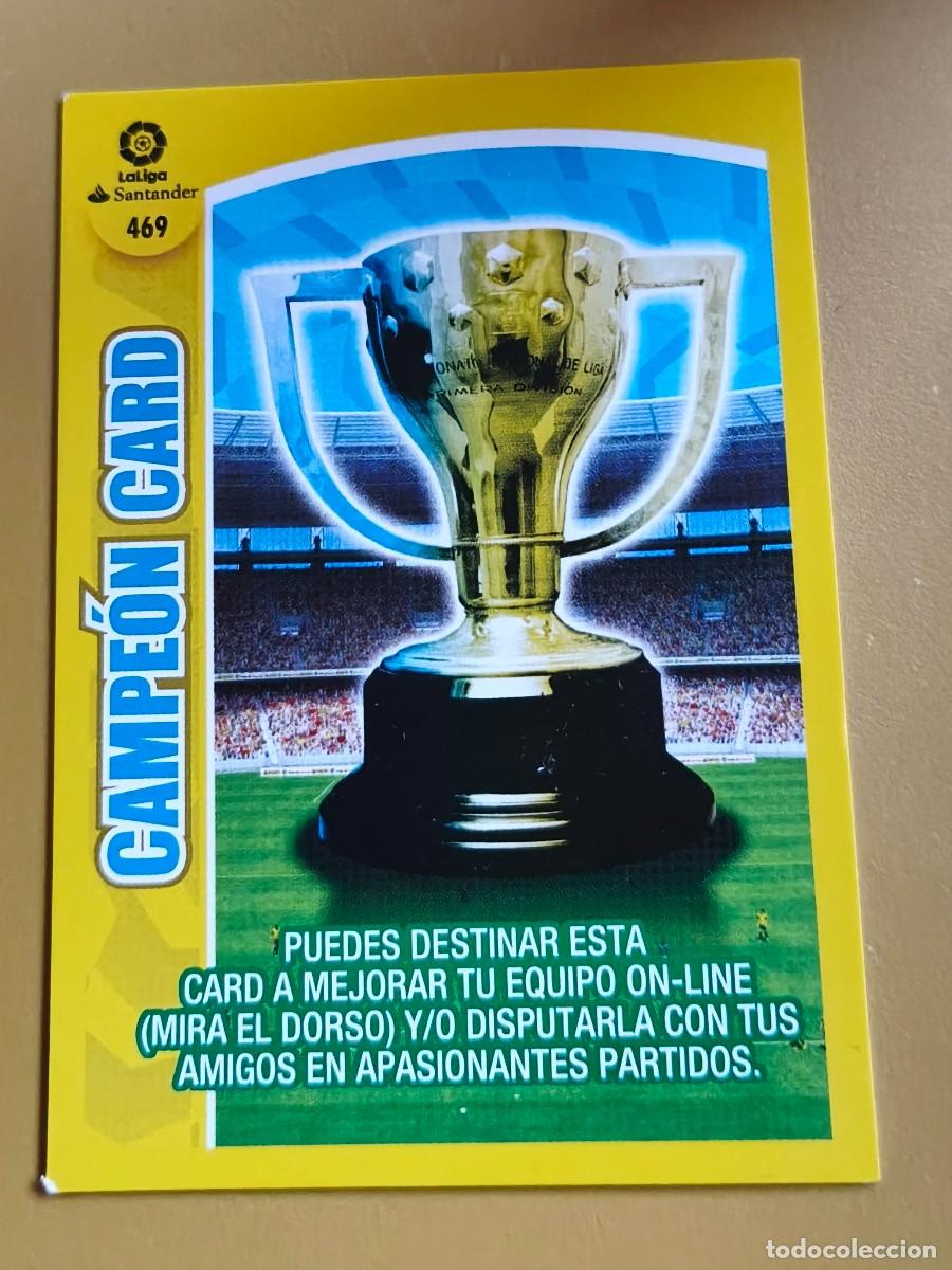 Coleccionismo Cromos antiguos: campeon card, 2017 18