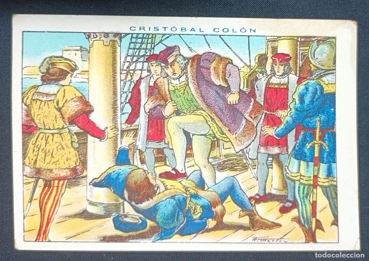 Coleccionismo cromos antiguos: CROMO CRIST&Oacute;BAL COL&Oacute;N N&ordm; 86.CHOCOLATES JUNCOSA - Foto 1