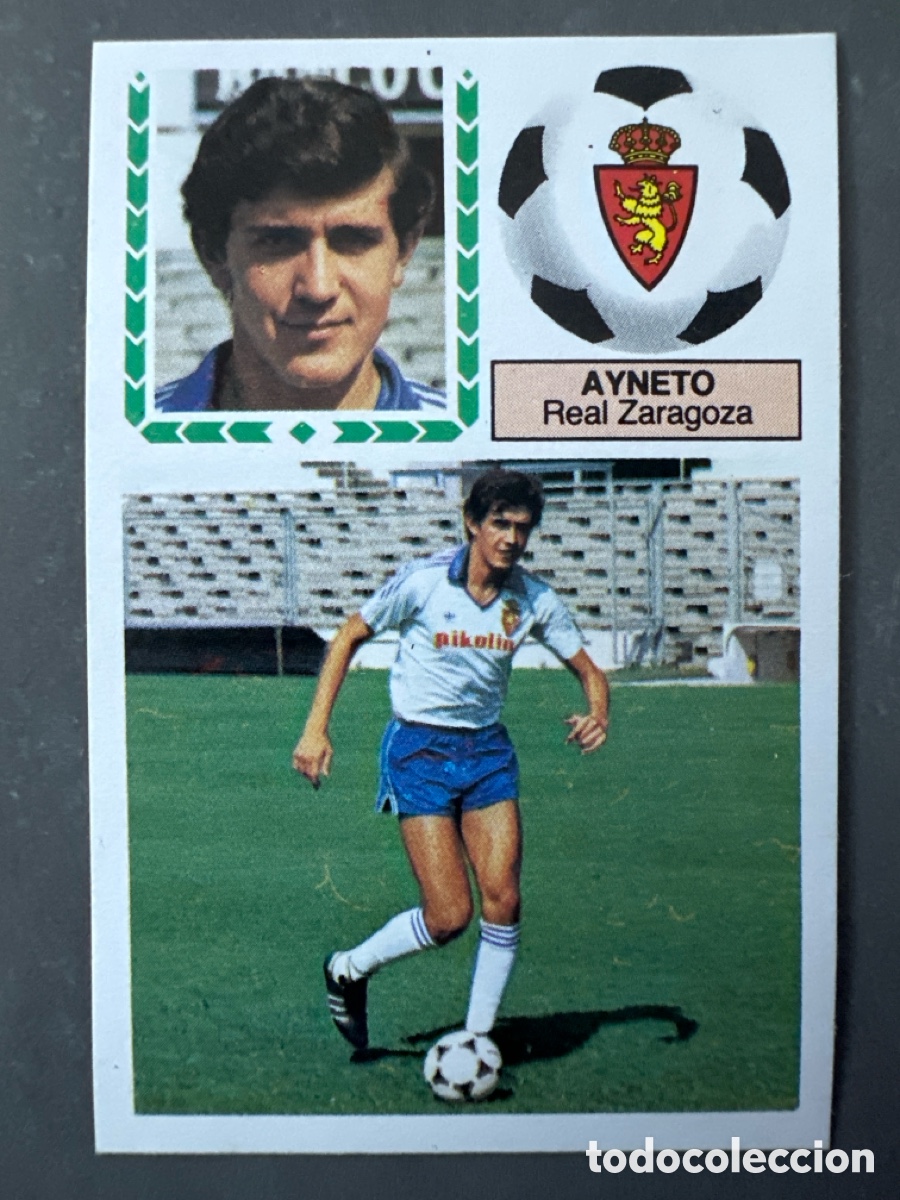 Coleccionismo Cromos antiguos: CROMO LIGA ESTE 83 84 AYNETO COLOCA ZARAGOZA. SIN PEGAR NUNCA PEGADO