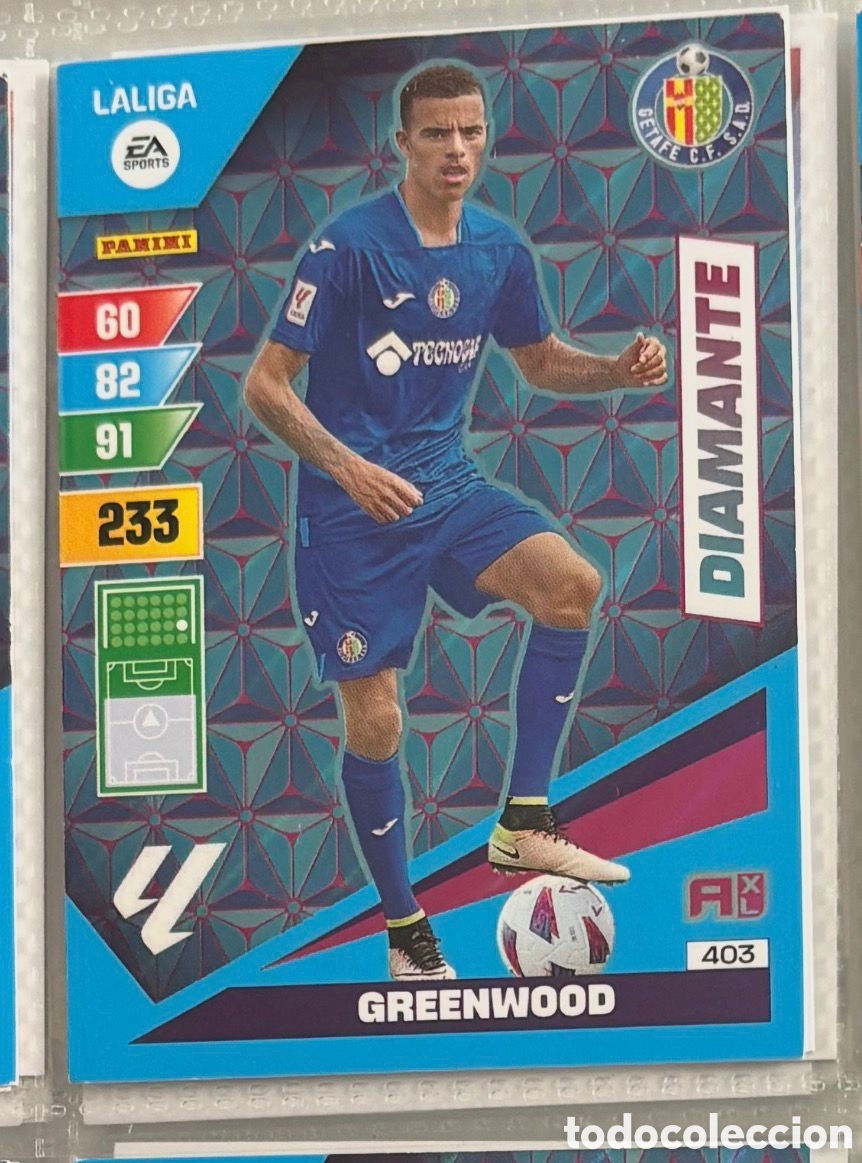 Coleccionismo Cromos antiguos: DIAMANTE GREENWOOD GETAFE 403 PANINI Adrenalyn XL Liga 2023 2024