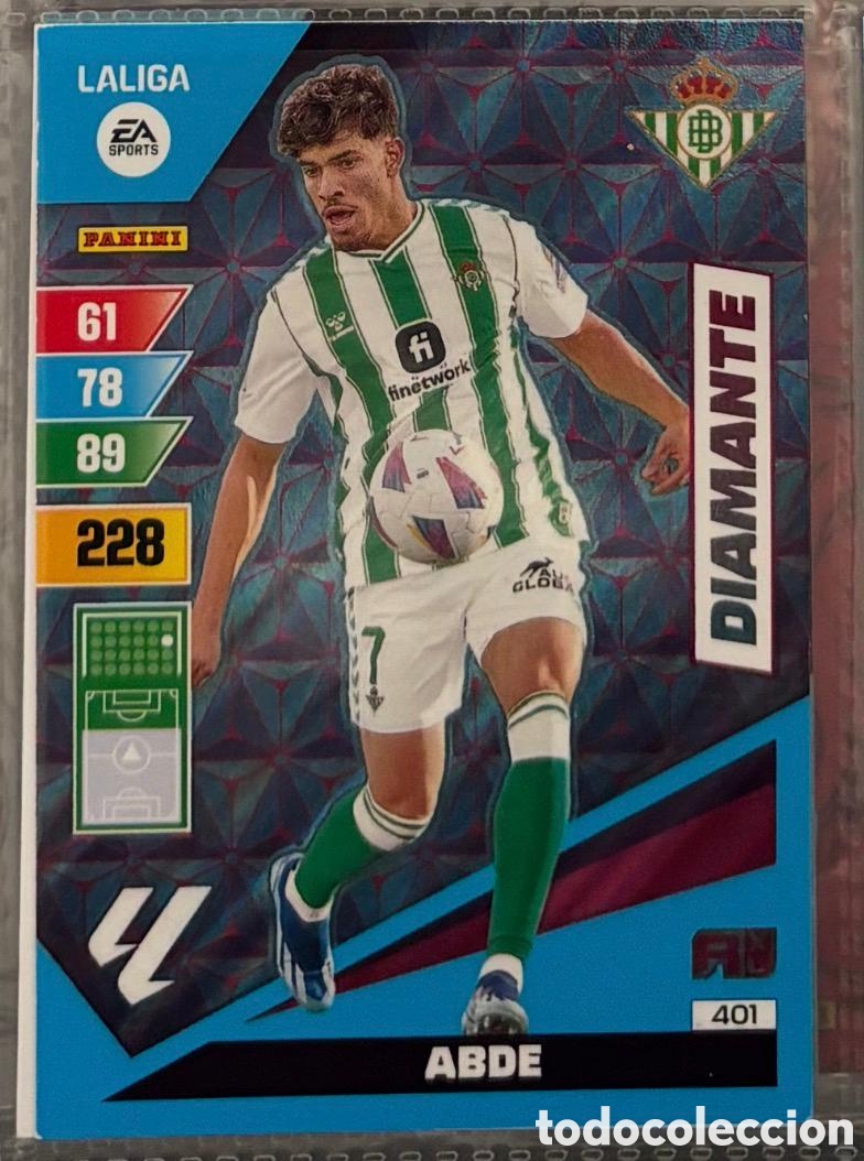 Coleccionismo Cromos antiguos: DIAMANTE ABDE BETIS 401 PANINI Adrenalyn XL Liga 2023 2024