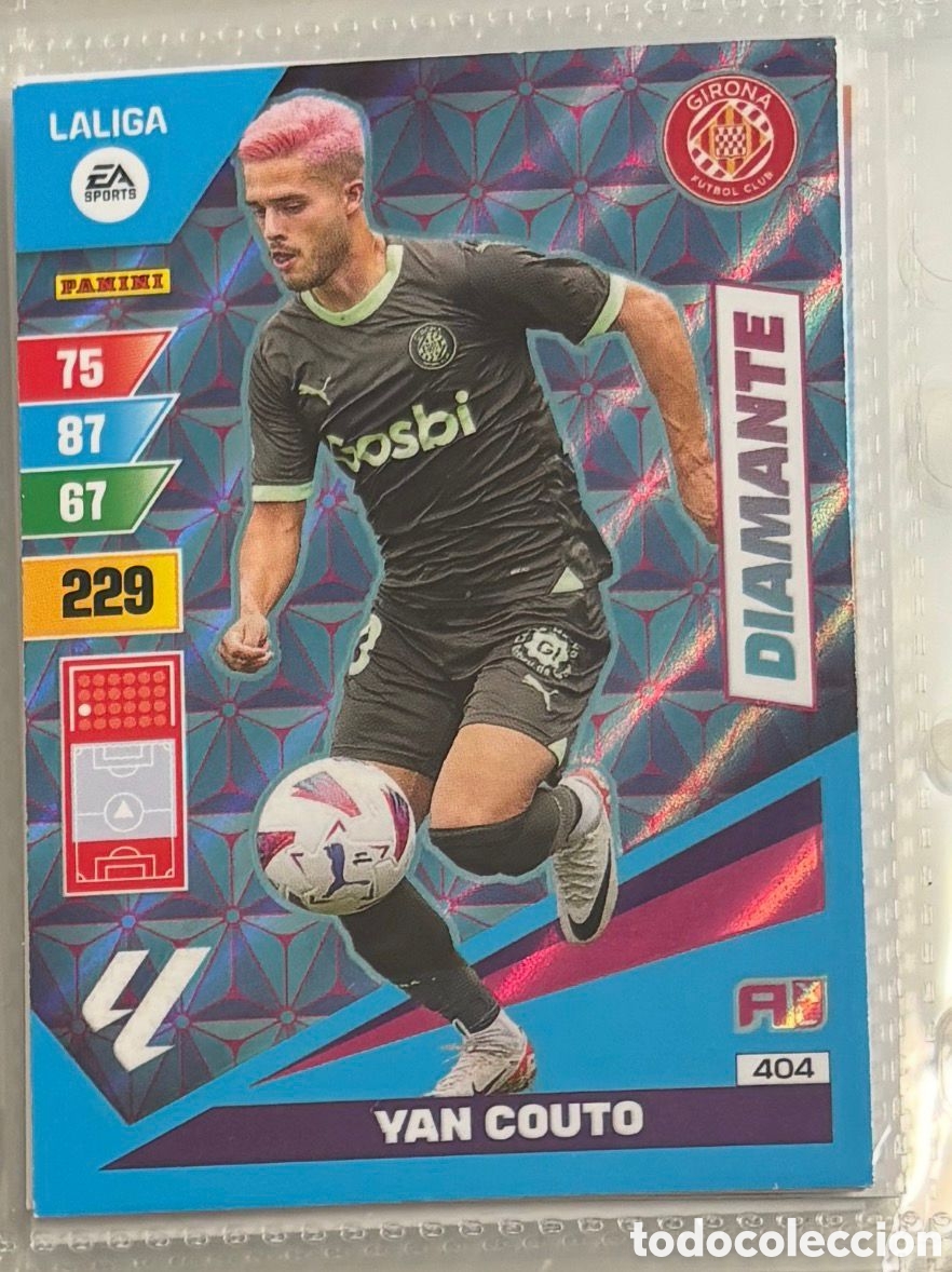 Coleccionismo Cromos antiguos: DIAMANTE YAN COUTO GIRONA 404 PANINI Adrenalyn XL Liga 2023 2024