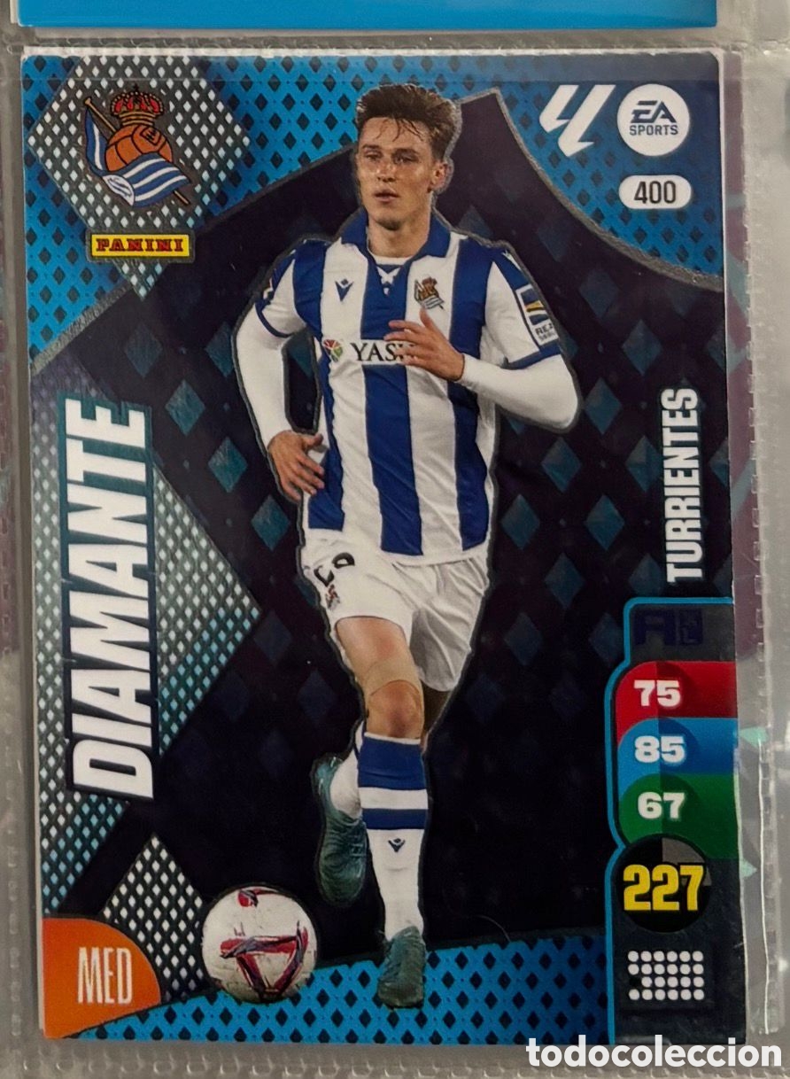 Coleccionismo Cromos antiguos: DIAMANTE TURRIENTES REAL SOCIEDAD 400 PANINI Adrenalyn XL Liga 2024 2025