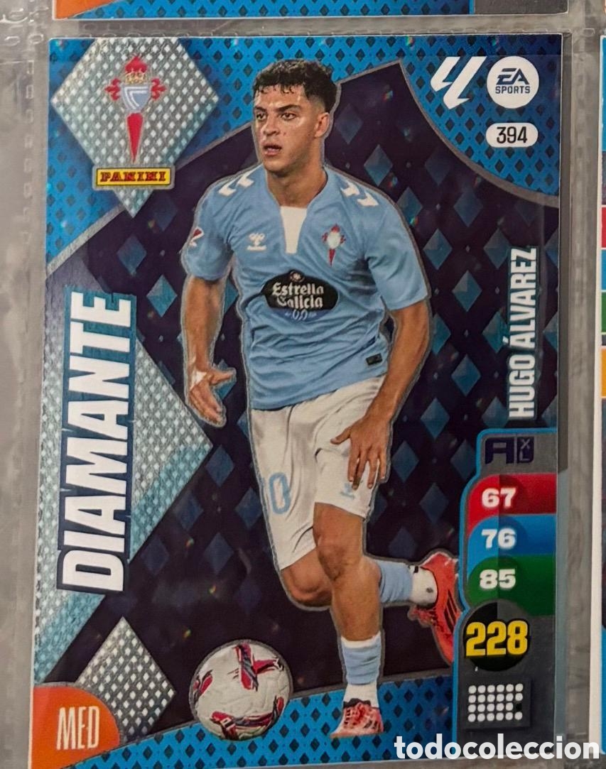 Coleccionismo Cromos antiguos: DIAMANTE HUGO ALVAREZ CELTA 394 PANINI Adrenalyn XL Liga 2024 2025