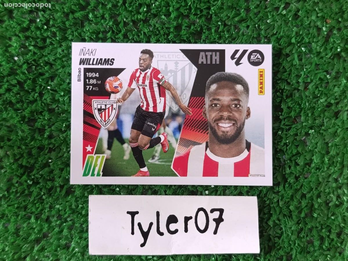 Coleccionismo Cromos antiguos: WILLIAMS ATHLETIC BILBAO 18 LIGA ESTE 2025 2026 25 26