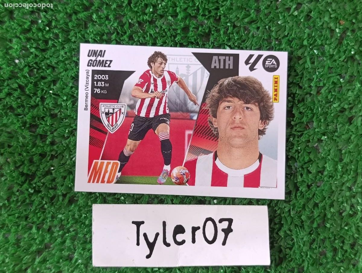 Coleccionismo Cromos antiguos: UNAI GOMEZ ATHLETIC BILBAO 14 LIGA ESTE 2025 2026 25 26
