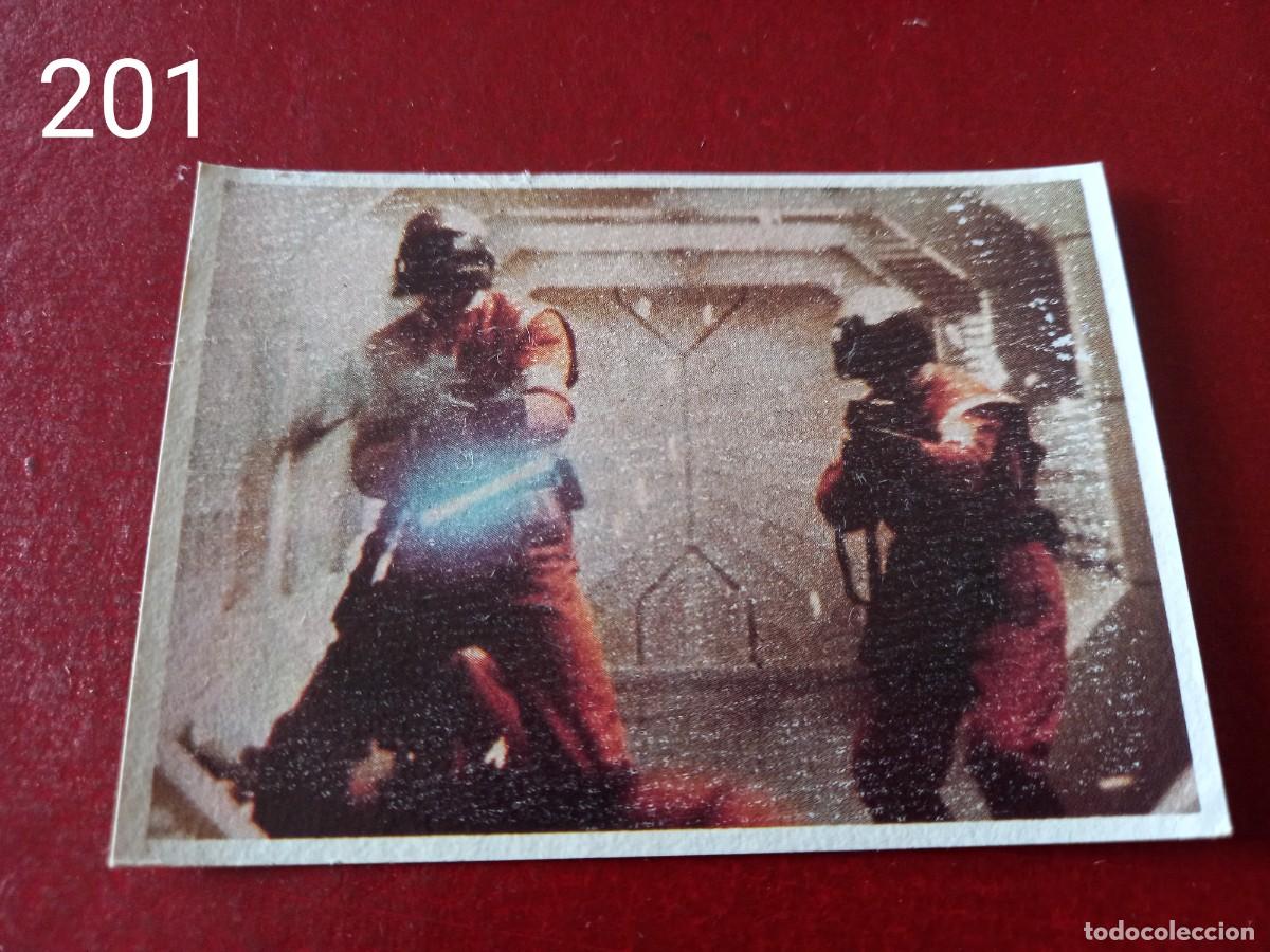 Coleccionismo Cromos antiguos: Cromo n.201 V los visitantes 1984 si no pegar