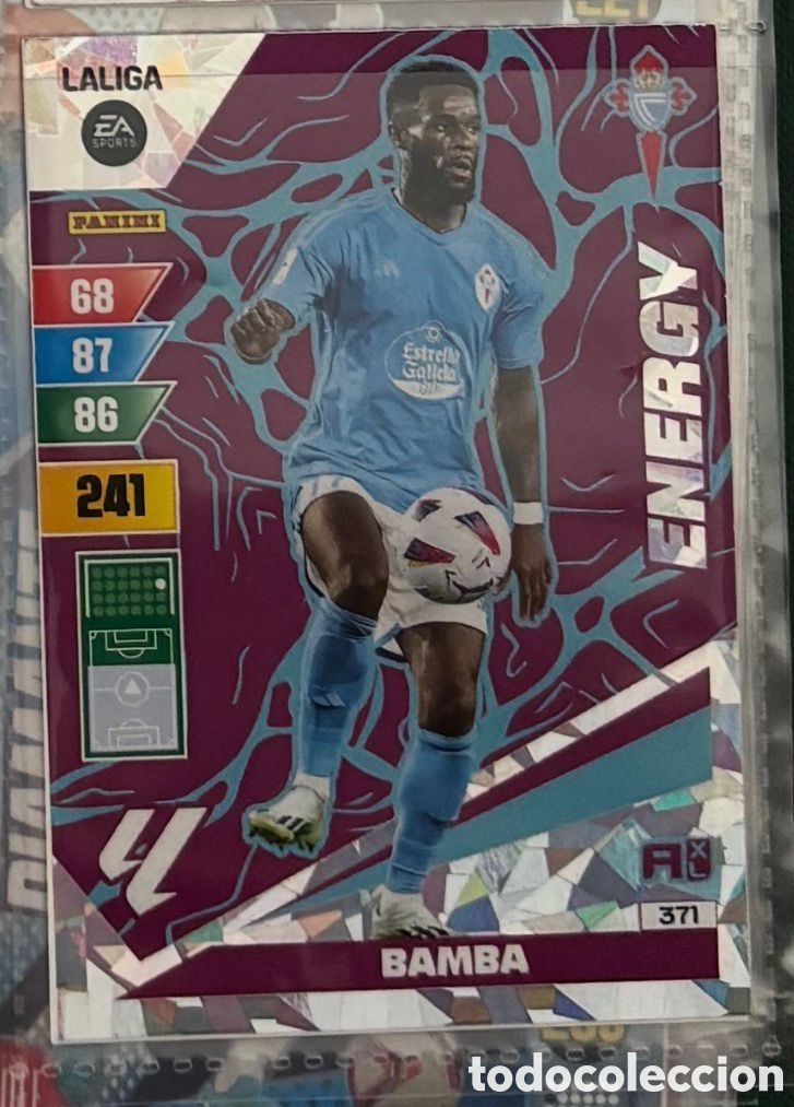 Coleccionismo Cromos antiguos: ENERGY BAMBA CELTA 371 Adrenalyn XL LaLiga 2023 2024