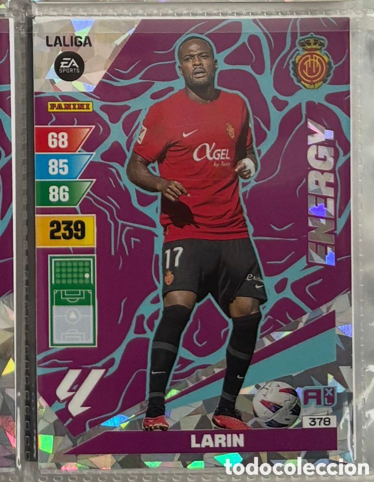 Coleccionismo Cromos antiguos: ENERGY LARIN MALLORCA 378 Adrenalyn XL LaLiga 2023 2024