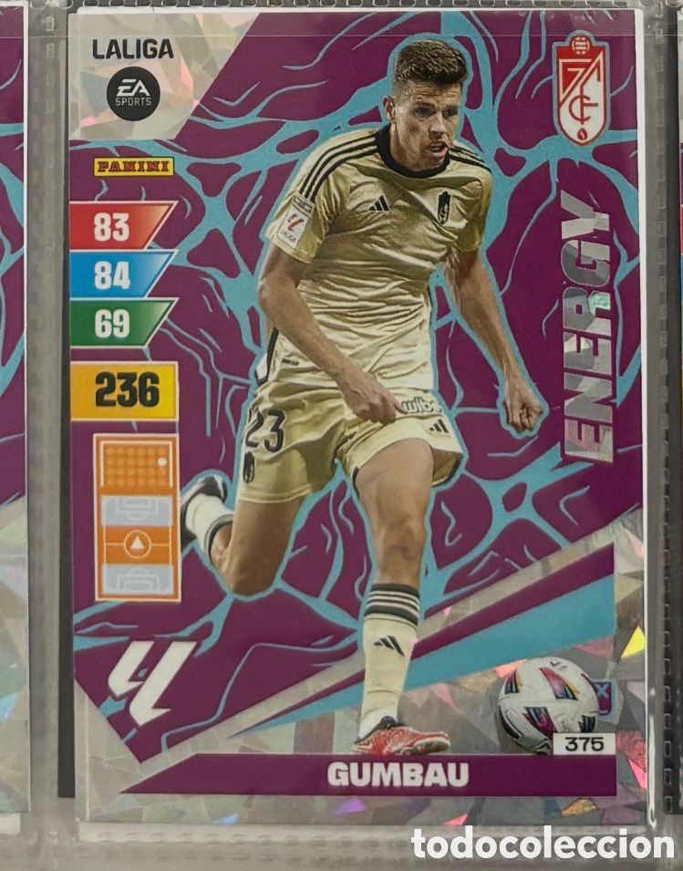 Coleccionismo Cromos antiguos: ENERGY GUMBAU GRANADA 375 Adrenalyn XL LaLiga 2023 2024