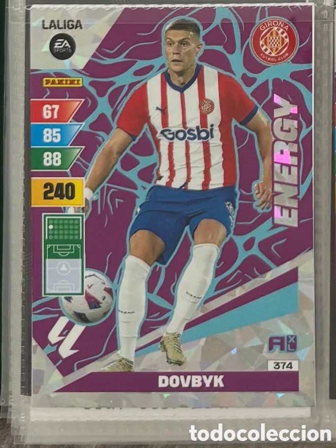 Coleccionismo Cromos antiguos: ENERGY DOVBYK GIRONA 374 Adrenalyn XL LaLiga 2023 2024