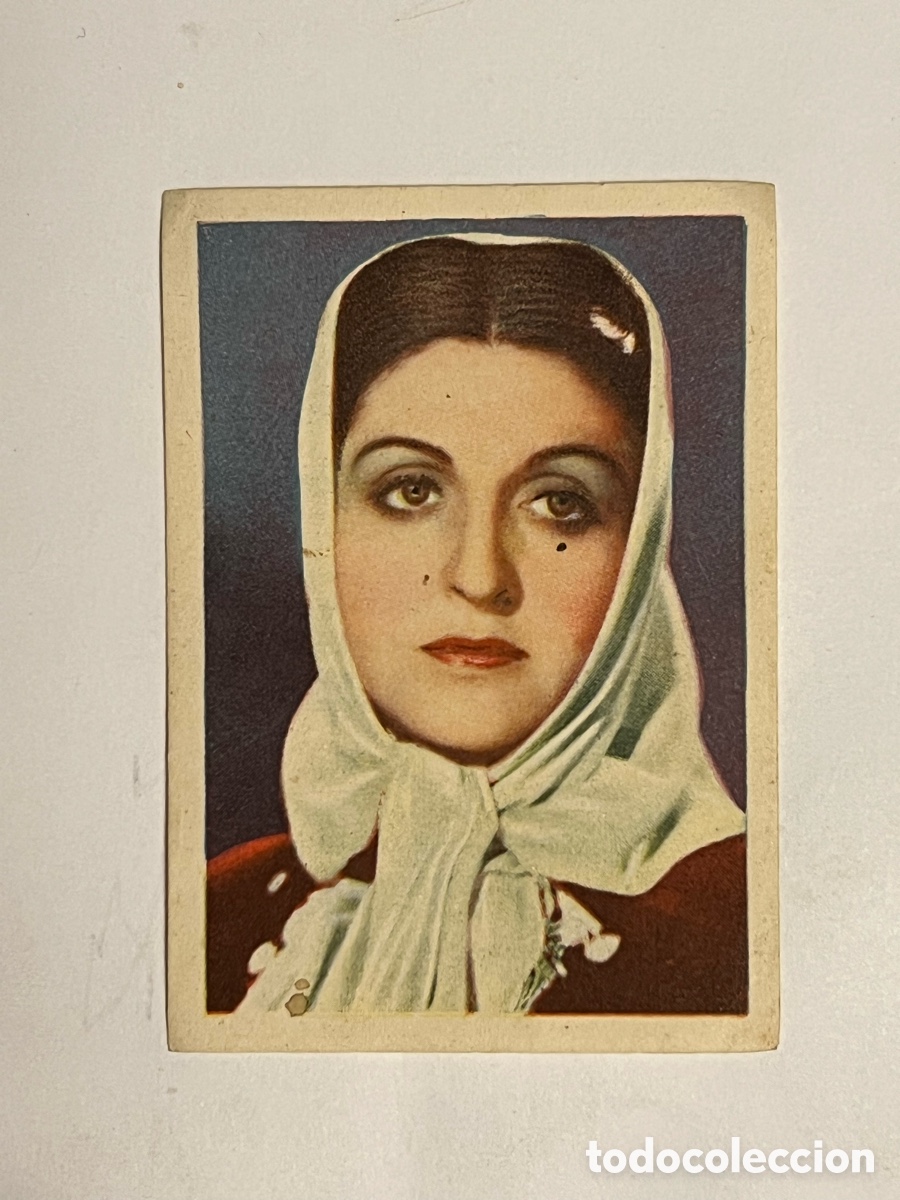 Coleccionismo Cromos antiguos: MARIA GUERRERO DE MENDOZA.. Cromos Cine Foto. Bruguera Hoja H-3, N.&deg; 9