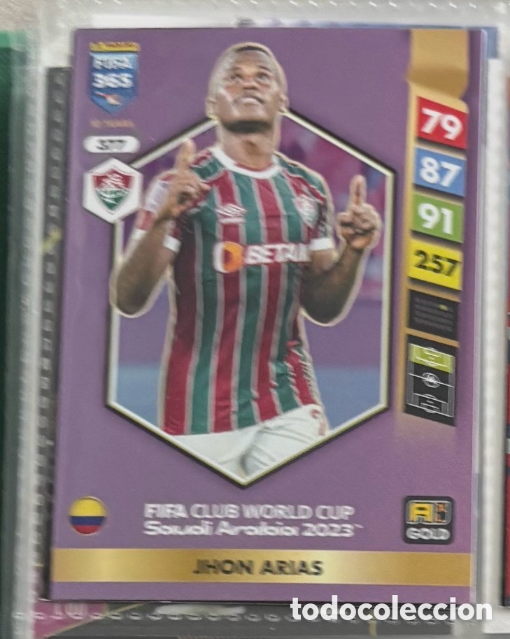 Coleccionismo Cromos antiguos: JOHN ARIAS FIFA Club World Cup Adrenalyn XL 2025