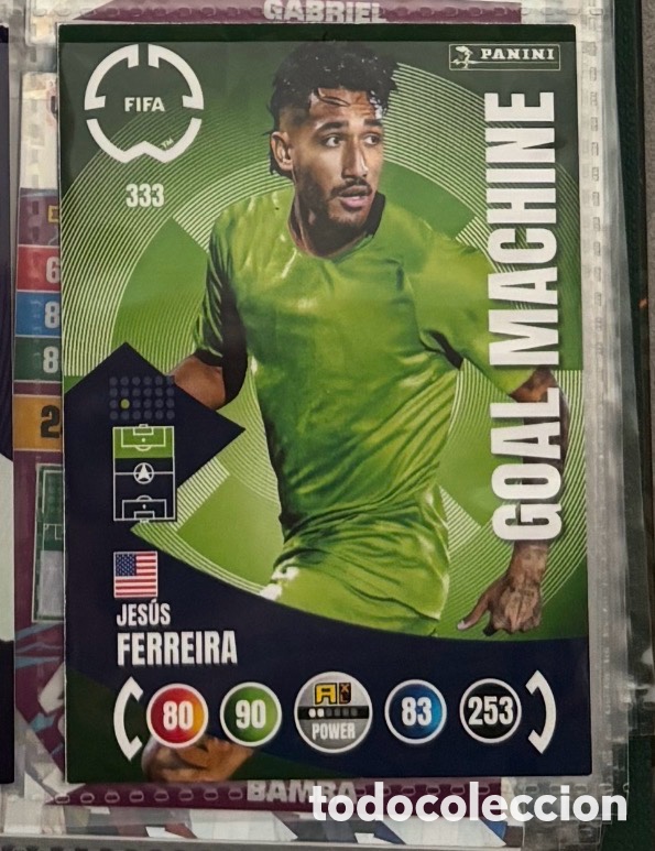 Coleccionismo Cromos antiguos: Mundial de Clubes de la FIFA 2025 GOAL MACHINE JES&Uacute;S FERREIRA