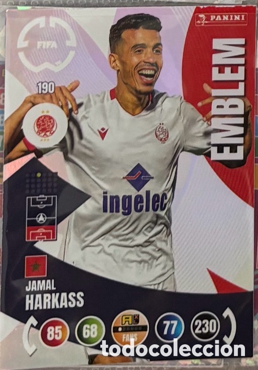 Coleccionismo Cromos antiguos: Mundial de Clubes de la FIFA 2025 EMBLEM JAMAL HARKASS