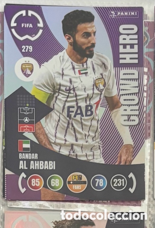 Coleccionismo Cromos antiguos: Mundial de Clubes de la FIFA 2025 CROWD HERO BANDAR AL AHBABI