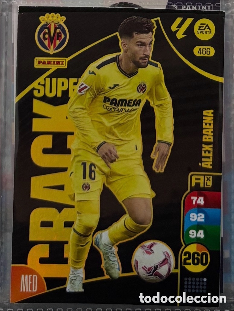 Coleccionismo Cromos antiguos: ALEX BAENA VILLARREAL 466 SUPERCRACK Panini Adrenalyn XL La Liga 2024 2025