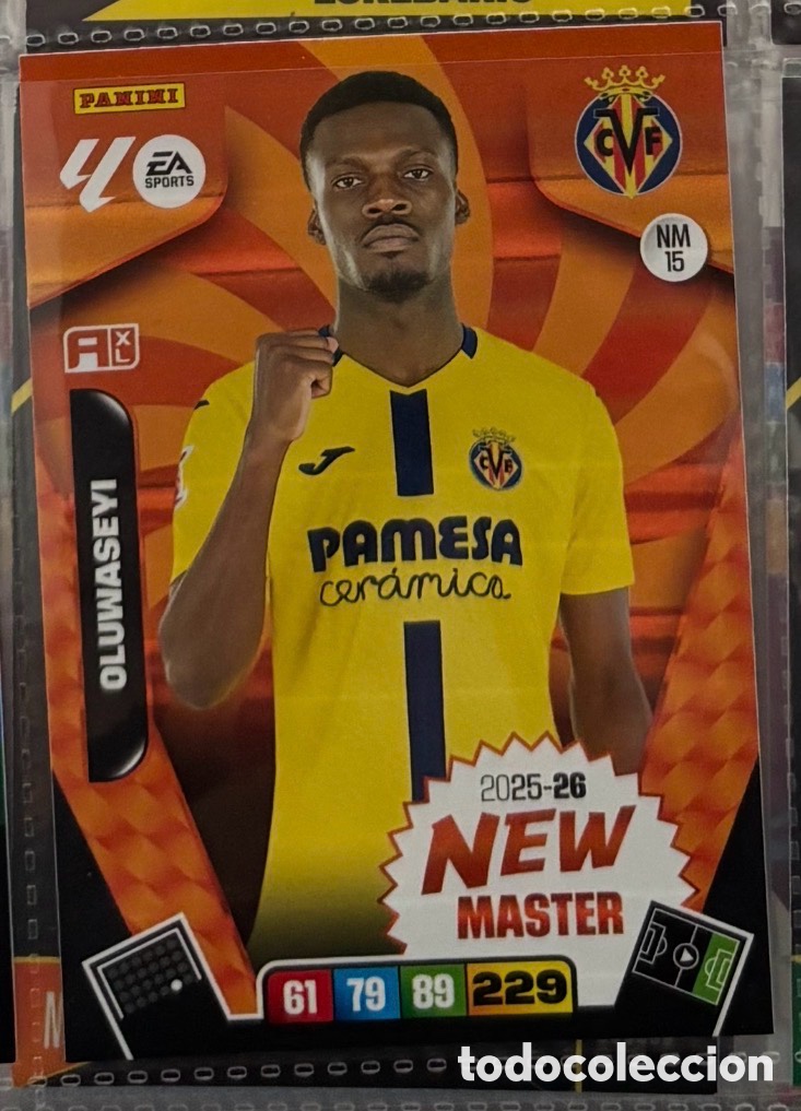 Coleccionismo Cromos antiguos: NEW M&Aacute;STER 11 OLUWASEYI VILLARREAL 15 Adrenalyn XL LaLiga 2025 2026
