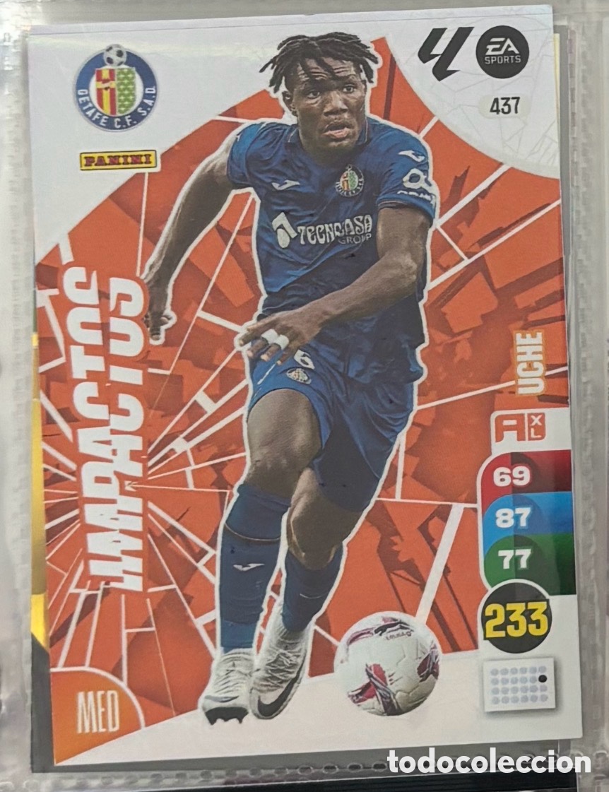 Coleccionismo Cromos antiguos: IMPACTOS UCHE GETAFE 437 ADRENALYN XL LA LIGA ESPA&Ntilde;OLA