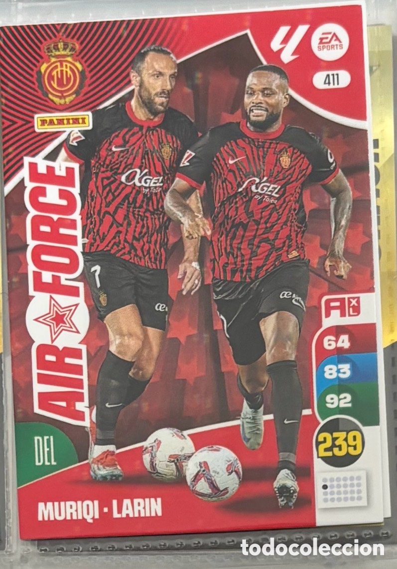 Coleccionismo Cromos antiguos: AIR FORCE MALLORCA 411 ADRENALYN XL LA LIGA ESPA&Ntilde;OLA