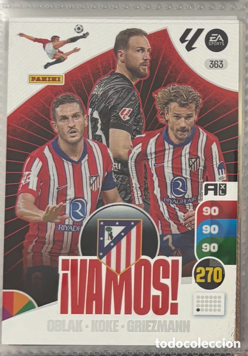Coleccionismo Cromos antiguos: VAMOS ATL&Eacute;TICO DE MADRID 363