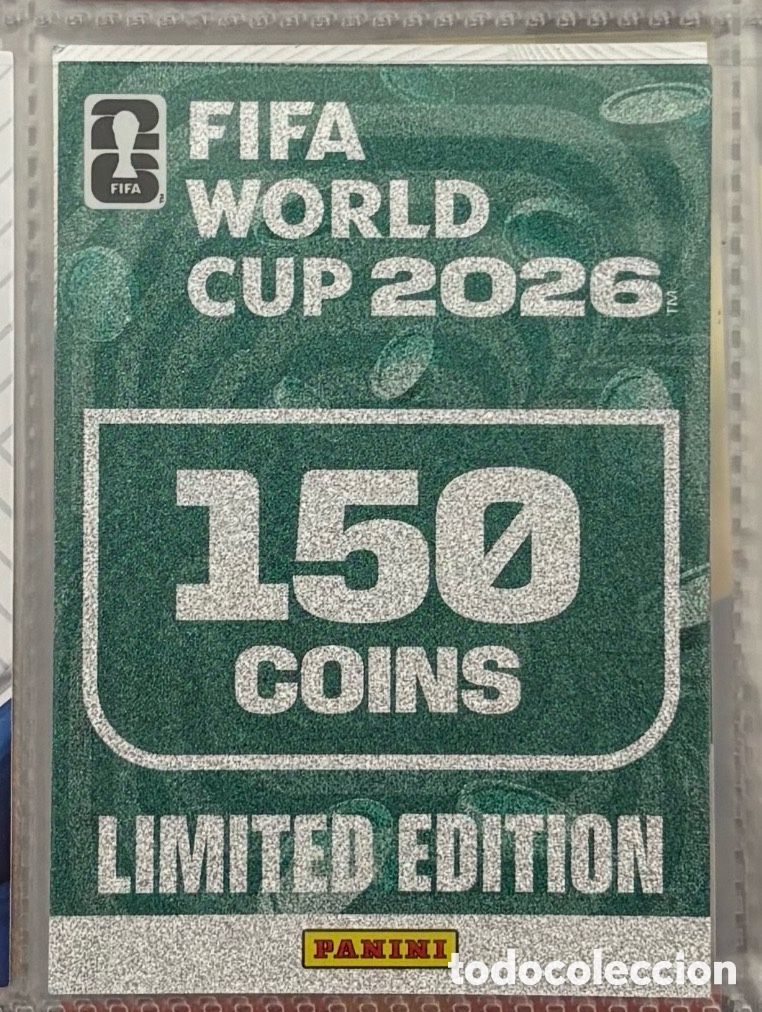 Coleccionismo Cromos antiguos: CARTA LIMITED EDITION 150 COINS FIFA WORLD CUP 2026 LIMITED EDITION