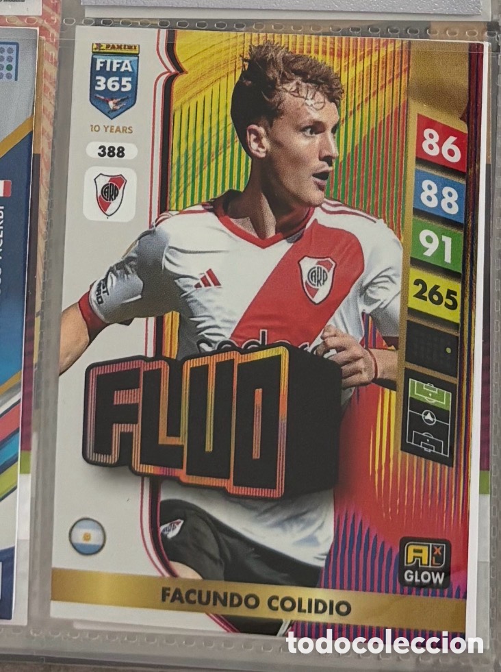 Coleccionismo Cromos antiguos: FACUNDO COLIDIO FLUOD FIFA 365 Panini RIVER PLATE