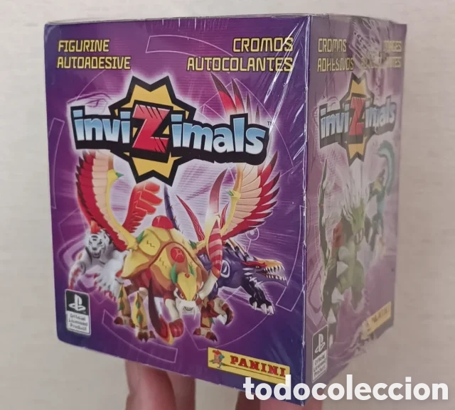 Coleccionismo Cromos antiguos: Caja de sobres invizimals nueva