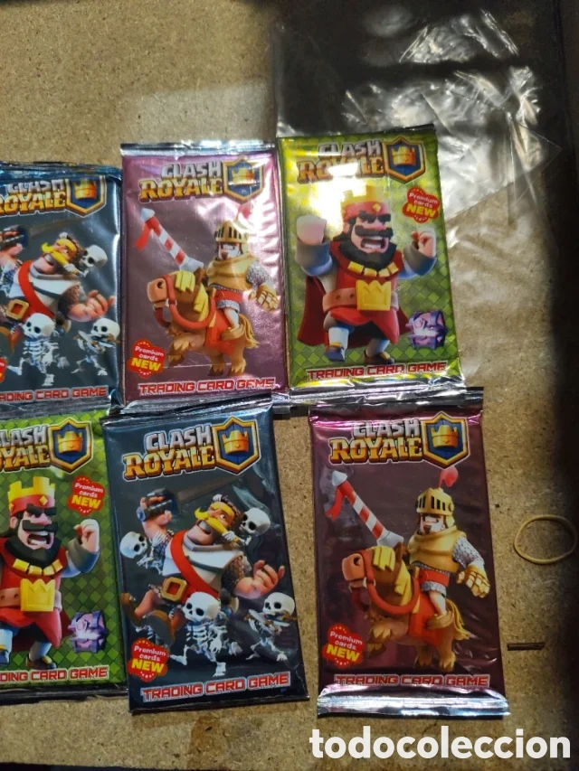 Coleccionismo Cromos antiguos: Sobres de cromos cerrados clash royale