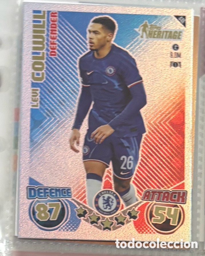 Coleccionismo Cromos antiguos: LEVI COLWILL CARTA HERITAGE TOPPS MATCH ATTAX