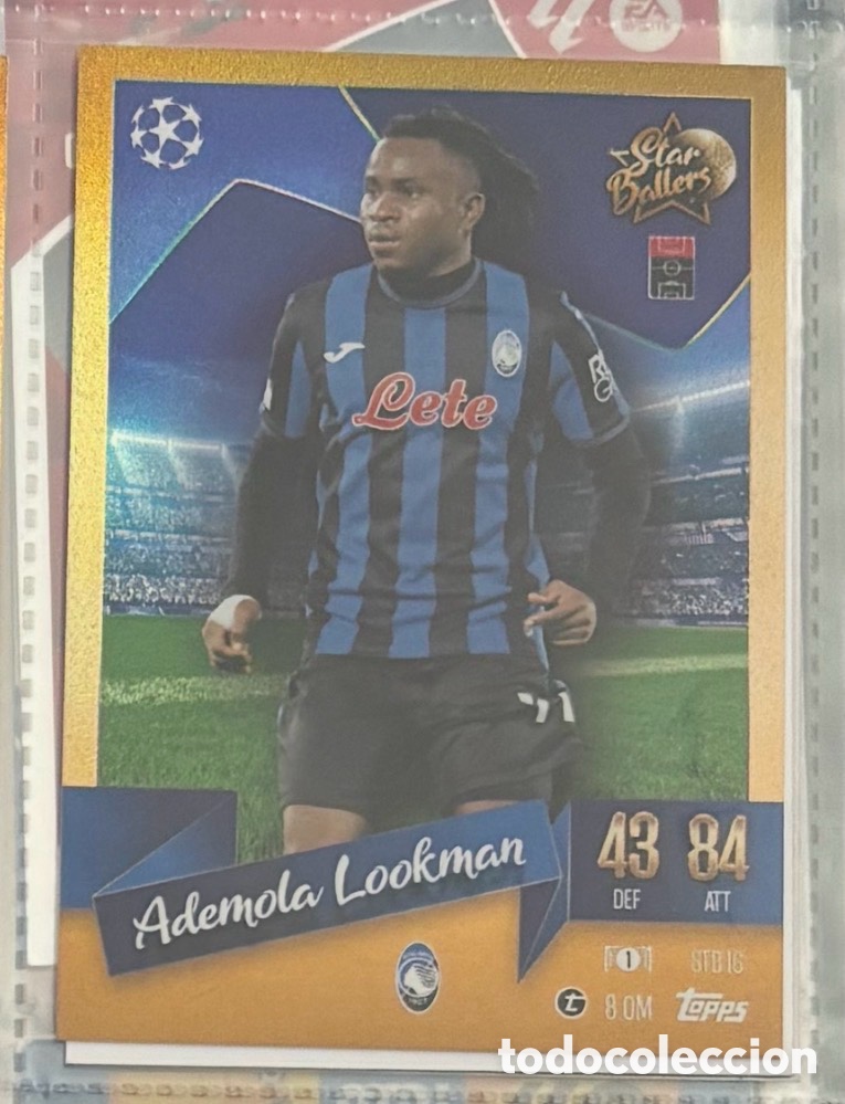 Coleccionismo Cromos antiguos: ADEMOLA LOOKMAN ATALANTA Star ballers Topps Match Attax UEFA Champions League 2024 2025