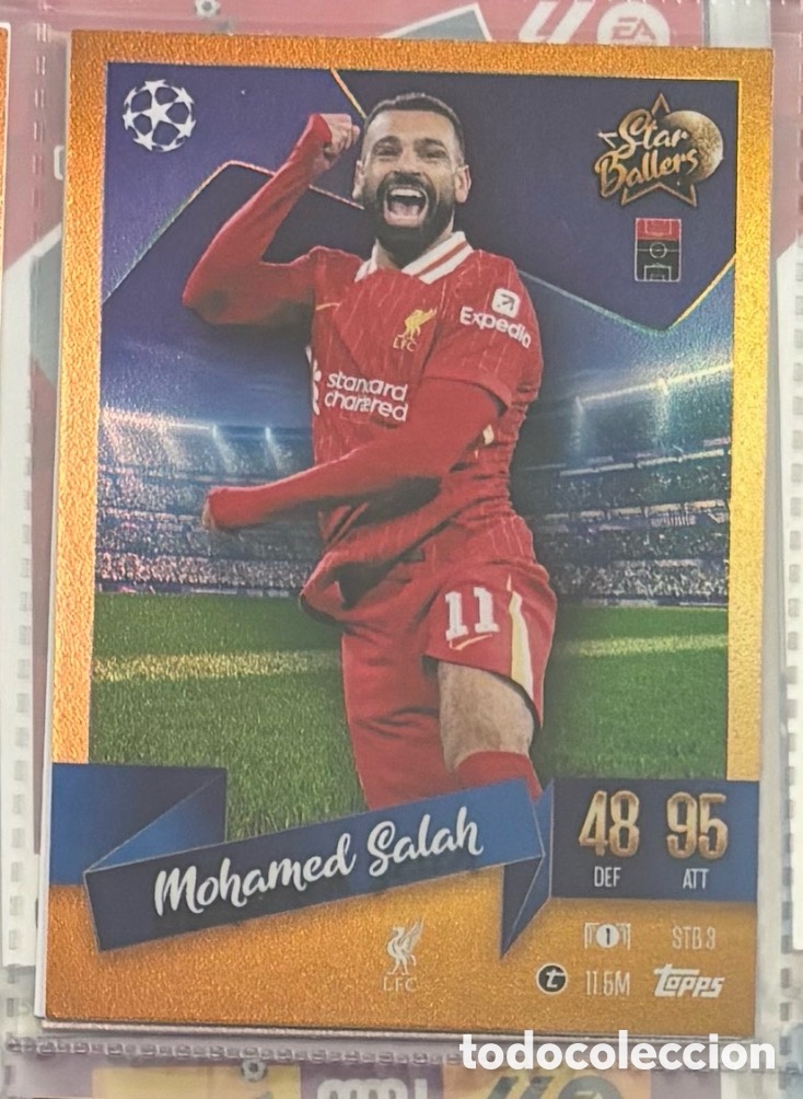 Coleccionismo Cromos antiguos: MOHAMED SALAH LIVERPOOL