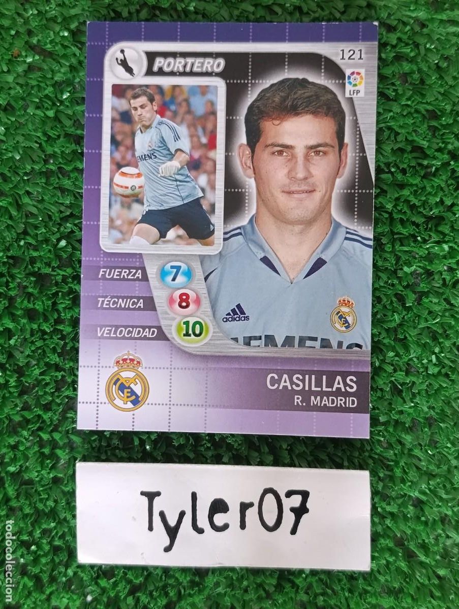 Coleccionismo Cromos antiguos: CASILLAS REAL MADRID 121 DERBY TOTAL