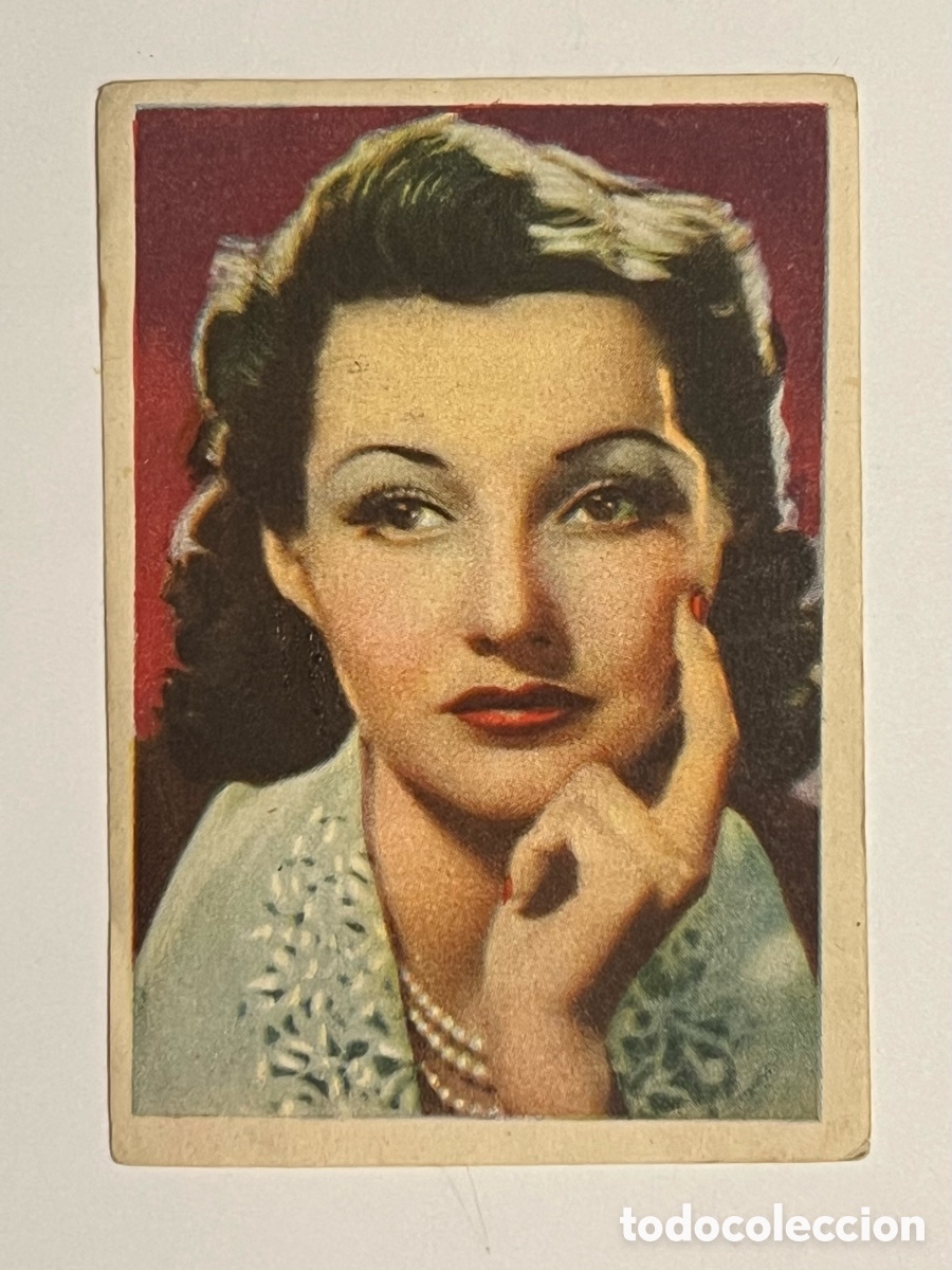 Coleccionismo Cromos antiguos: Lynn Bari .. Cromos Cine Foto. Bruguera Hoja G-7, N.&deg; 7
