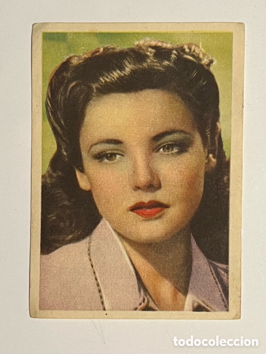 Coleccionismo Cromos antiguos: Gene Tierney.. Cromos Cine Foto. Bruguera Hoja G-7, N.&deg; 8