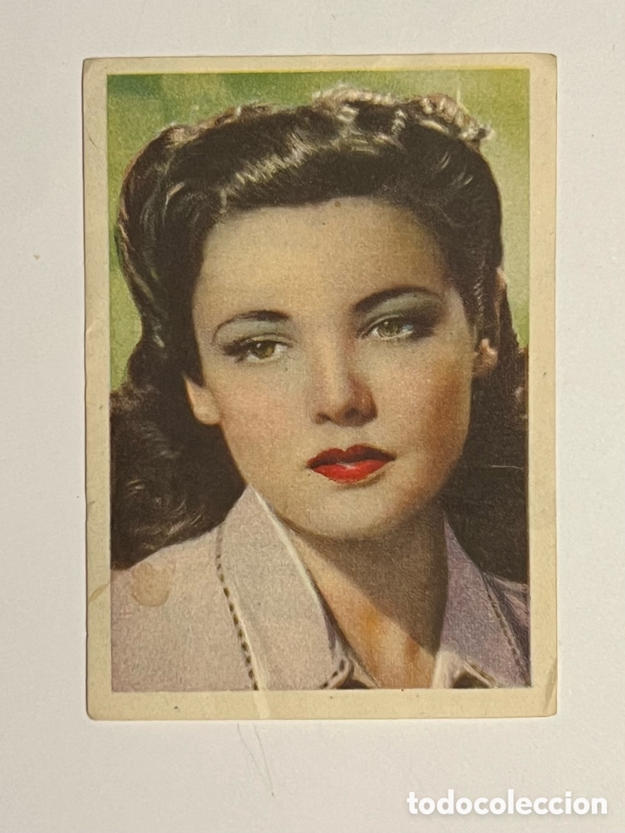 Coleccionismo Cromos antiguos: Gene Tierney.. Cromos Cine Foto. Bruguera Hoja G-7, N.&deg; 8