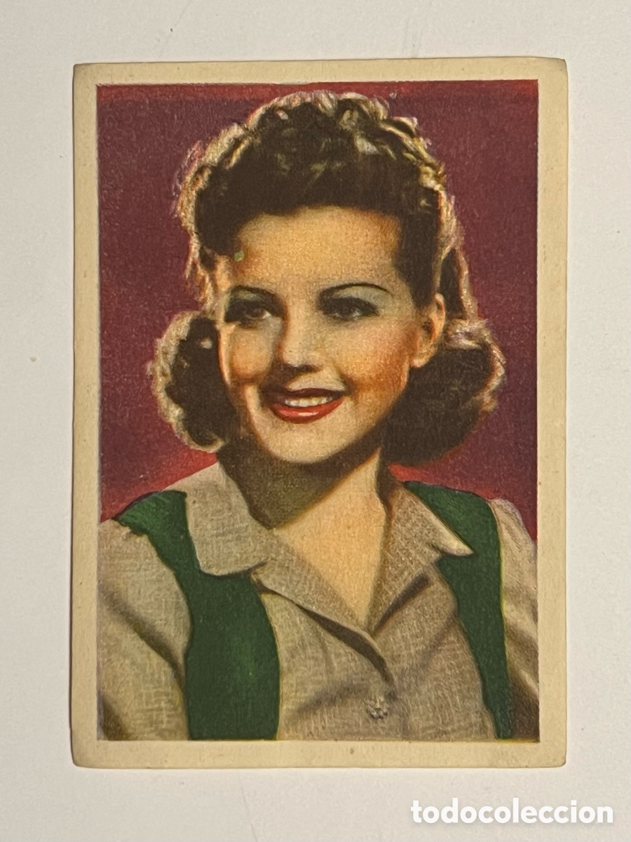 Coleccionismo Cromos antiguos: Jean Rogers.. Cromos Cine Foto. Bruguera Hoja G-7, N.&deg; 10
