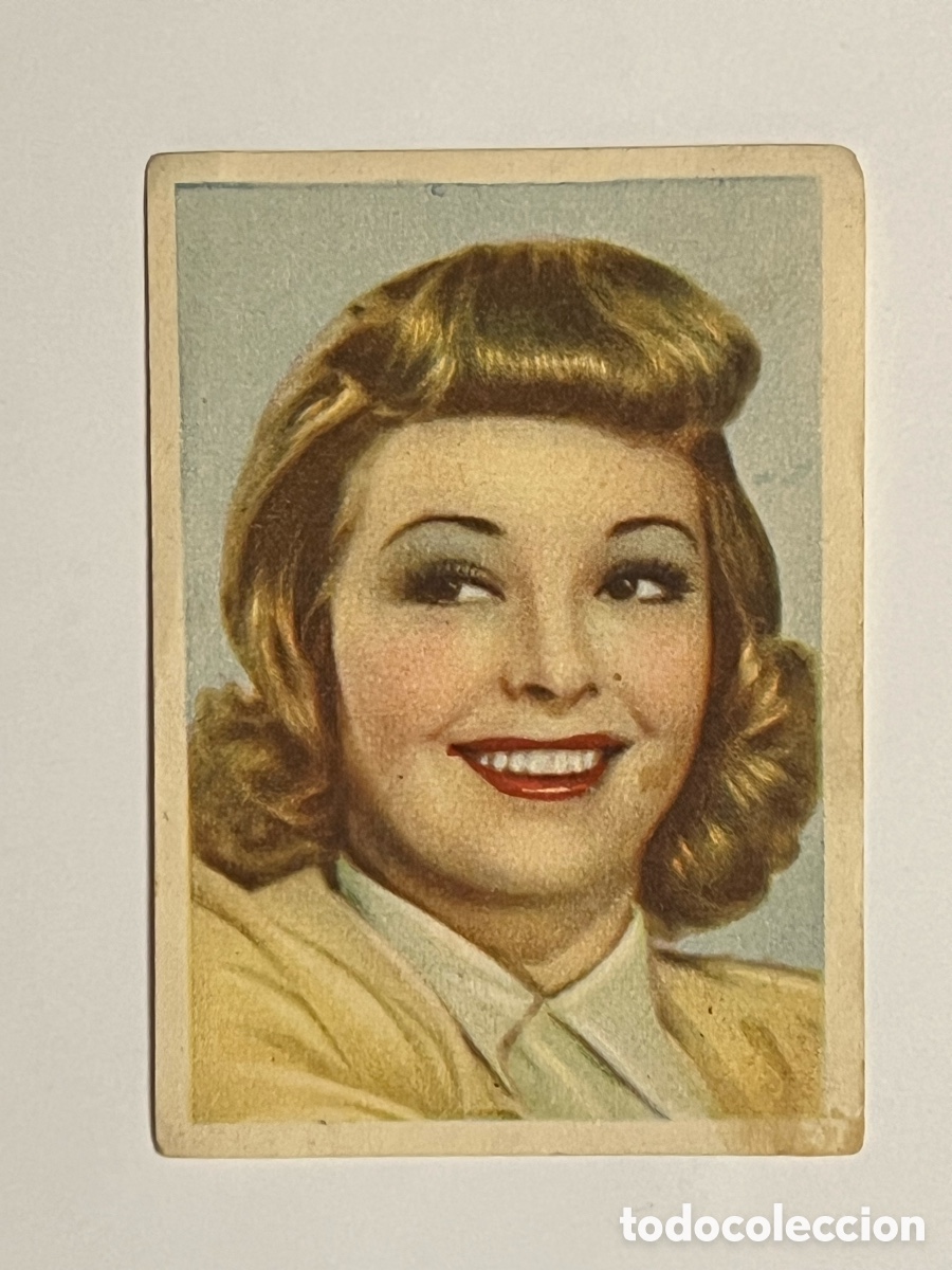 Coleccionismo Cromos antiguos: VIRGINIA GILMORE.. Cromos Cine Foto. Bruguera Hoja G-6, N.&deg; 8