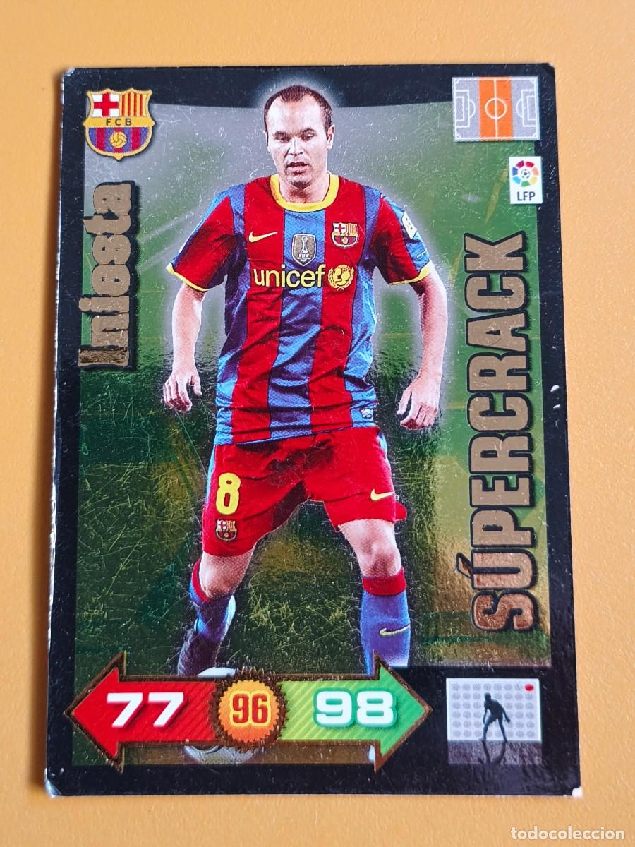 Coleccionismo Cromos antiguos: iniesta, 2010 11 supercrack