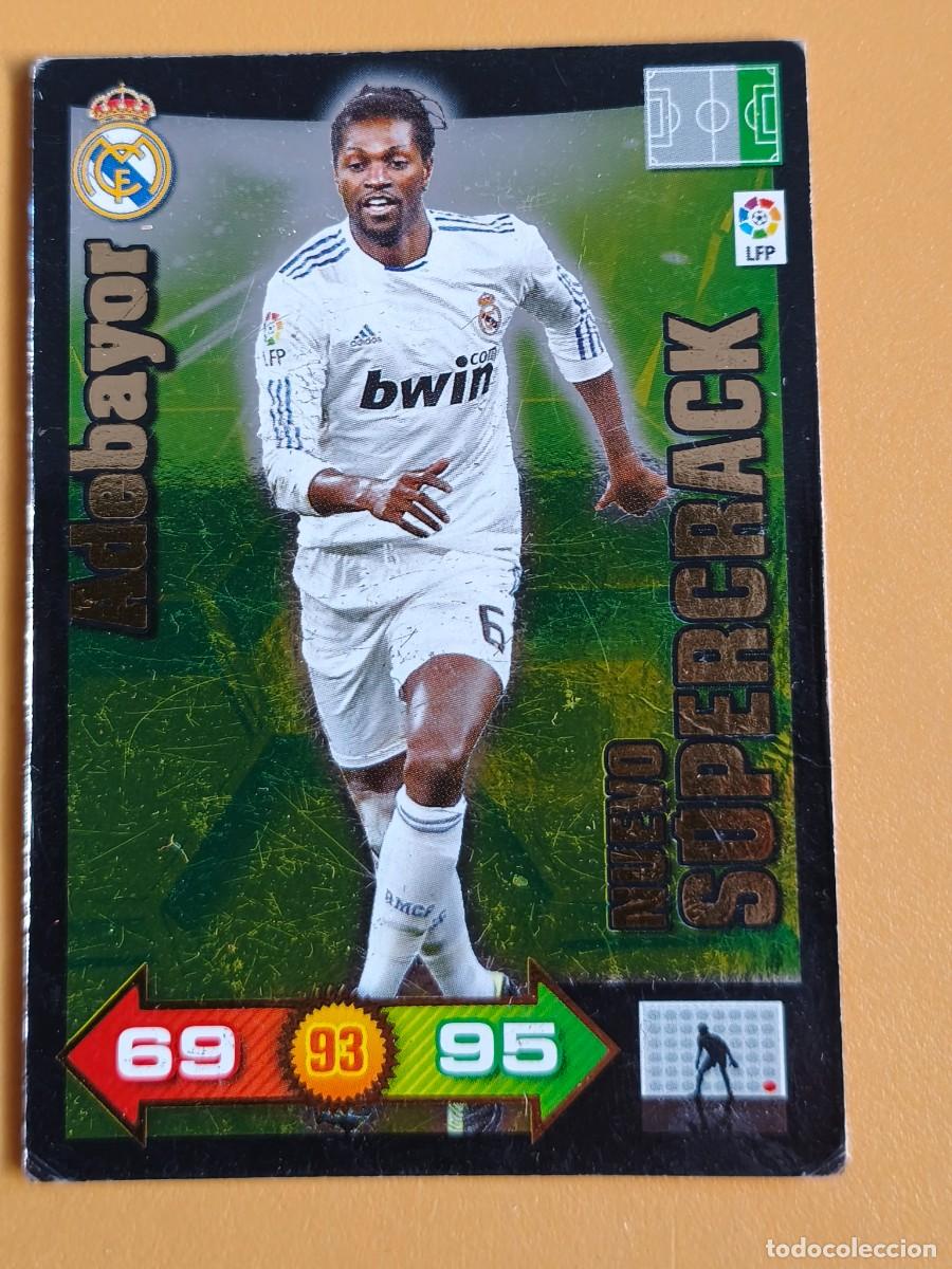 Coleccionismo Cromos antiguos: adebayor, 2010 11 nuevo supercrack