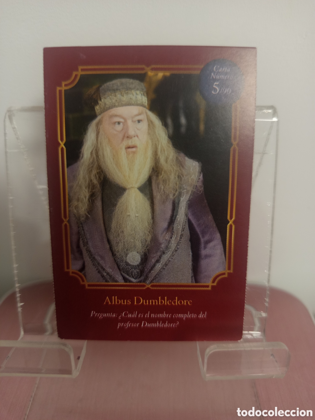 Coleccionismo Cromos antiguos: ❇️ CROMO CARTA ALBUS DUMBLEDORE 5 / 90 HARRY POTTER WIZARDING WORLD CARREFOUR ❇️