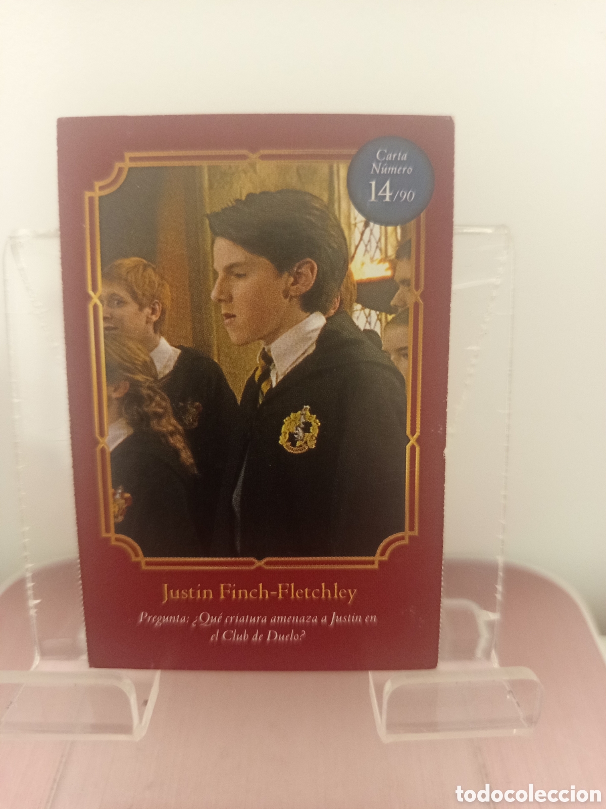 Coleccionismo Cromos antiguos: ❇️ CROMO CARTA JUSTIN FLYN 14 / 90 HARRY POTTER WIZARDING WORLD CARREFOUR ❇️