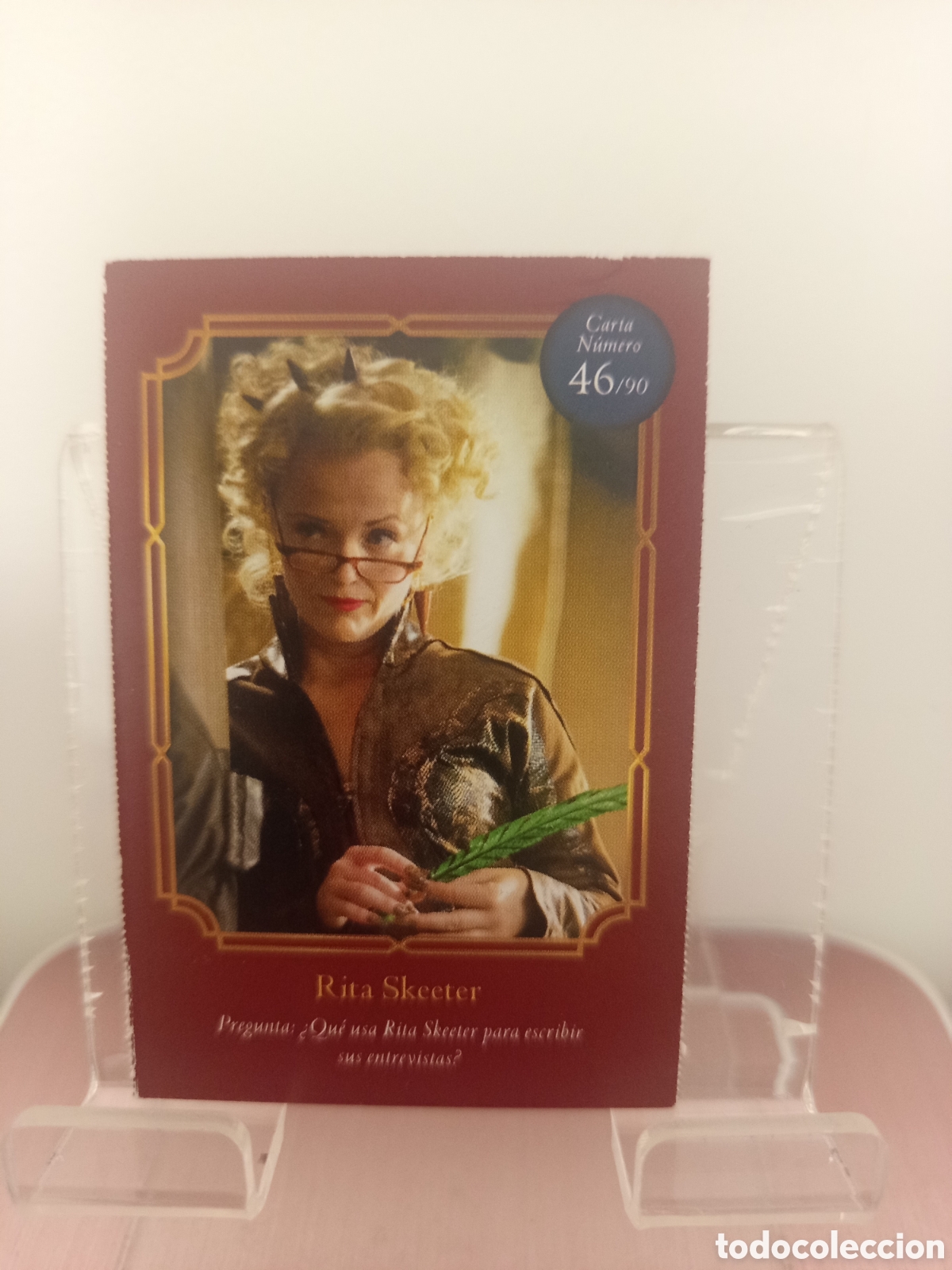 Coleccionismo Cromos antiguos: ❇️ CROMO CARTA RITA SKEETER 46 / 90 HARRY POTTER WIZARDING WORLD CARREFOUR ❇️