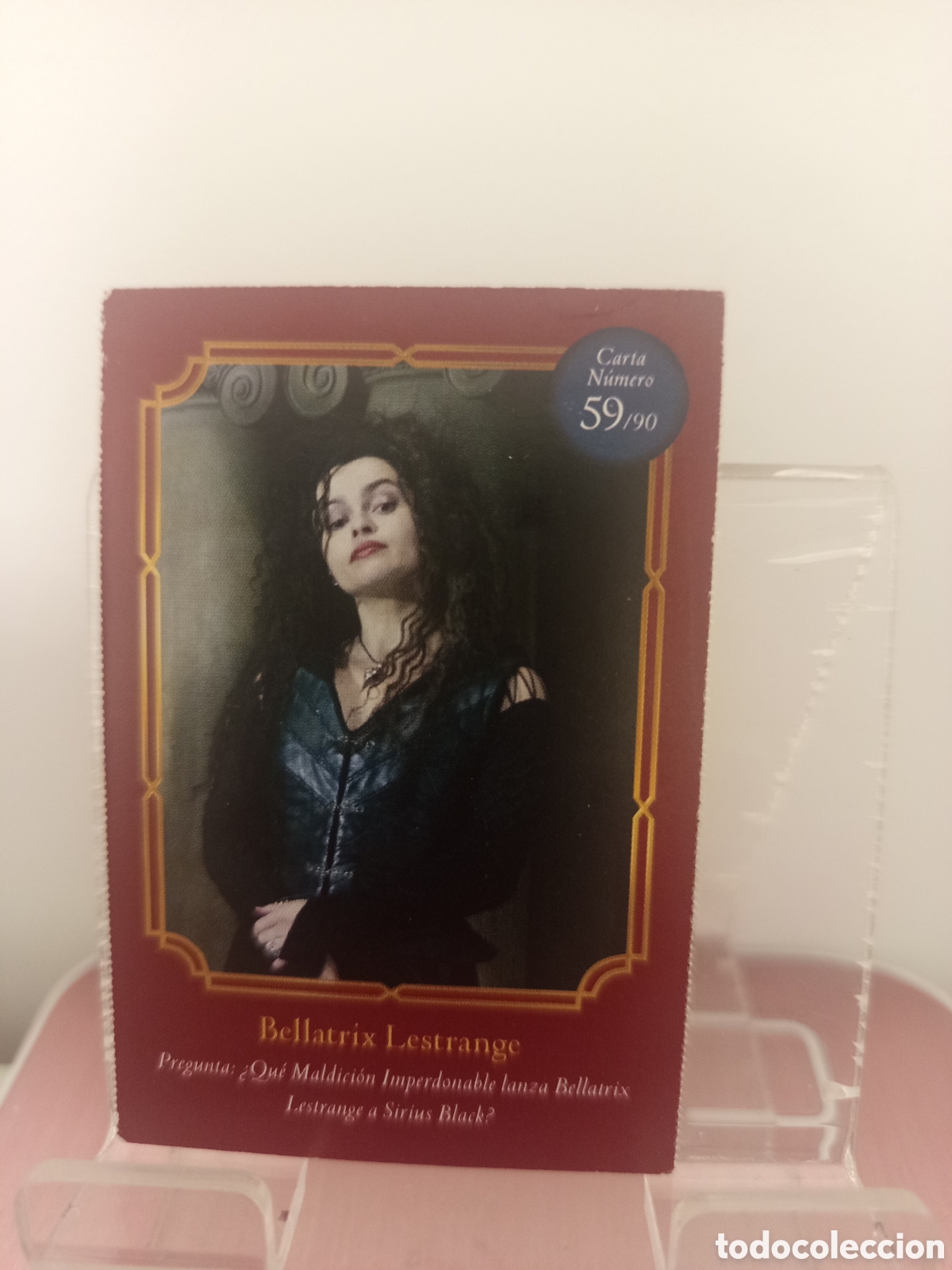 Collectionnisme Cartes &agrave; collectionner anciennes: ❇️ CROMO CARTA BELLATRIX LESTRANGE 59 / 90 HARRY POTTER WIZARDING WORLD CARREFOUR ❇️