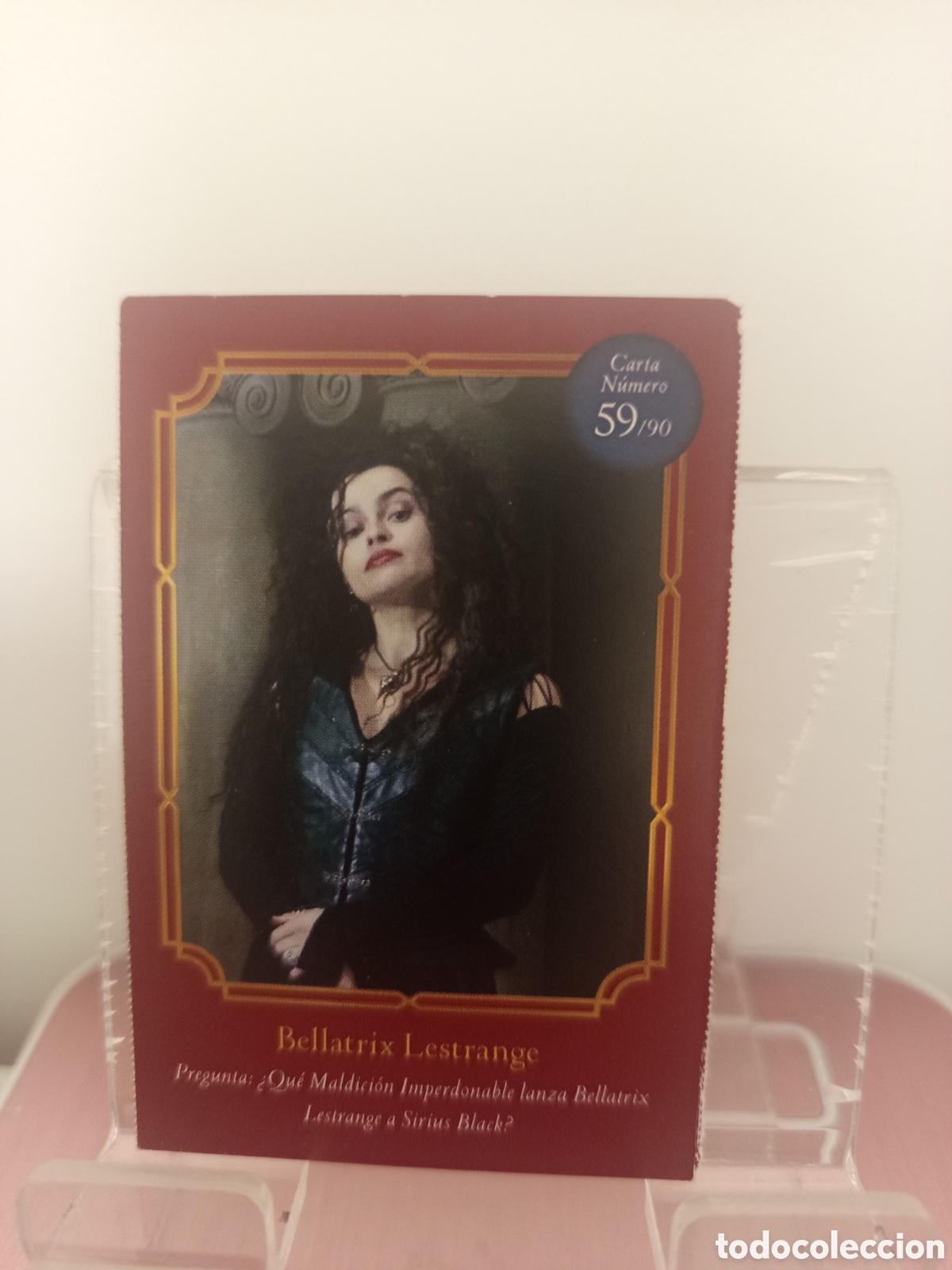 Collectionnisme Cartes &agrave; collectionner anciennes: ❇️ CROMO CARTA BELLATRIX LESTRANGE 59 / 90 HARRY POTTER WIZARDING WORLD CARREFOUR ❇️