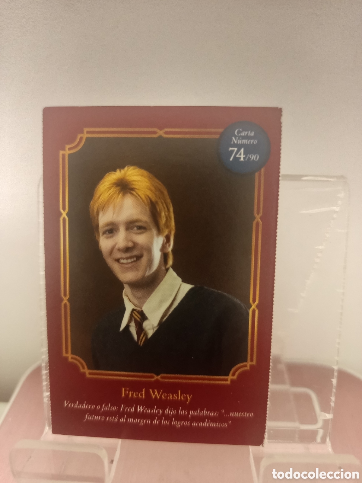 Coleccionismo Cromos antiguos: ❇️ CROMO CARTA FRED WEASLEY 74 / 90 HARRY POTTER WIZARDING WORLD CARREFOUR ❇️